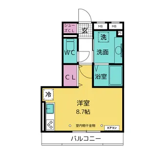 トレス ピノ【2階】の間取り