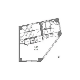東京都台東区入谷2【マンション】の間取り