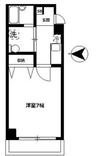 東京都練馬区貫井2【マンション】の間取り