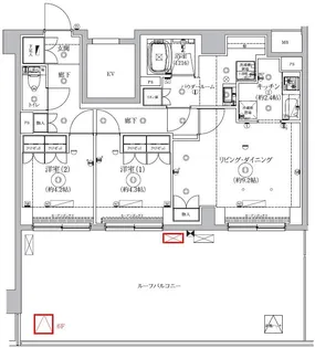 東京都北区滝野川7【マンション】の間取り