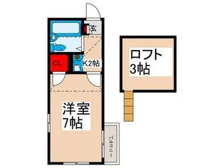 メゾンドパレス85【2階】の間取り