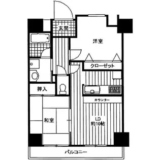 ダイアパレス板橋駅前スタツィオーネ【5階】の間取り