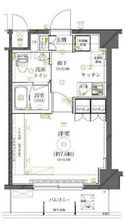 クレイシア世田谷船橋【4階】の間取り