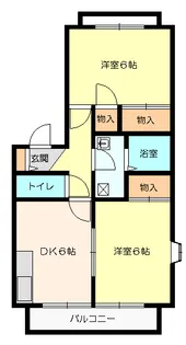ドミ・クレイン【2階】の間取り