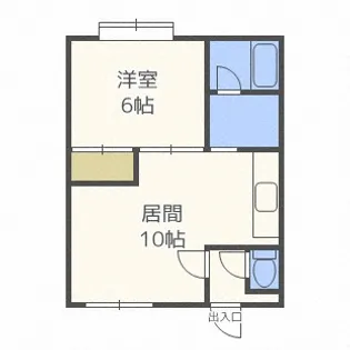 ハイツS・K【2階】の間取り