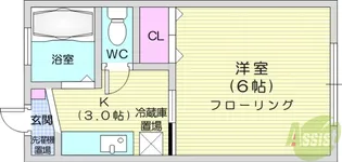 SKハイツ【2階】の間取り