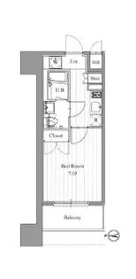 東京都江東区森下3【マンション】の間取り