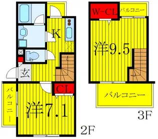 ブリランテ滝野川の間取り