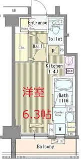 メルヴェーユ馬込【4階】の間取り