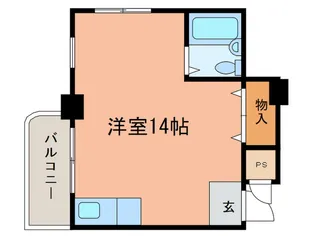 リブマンション横土井III【3階】の間取り