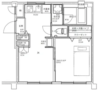 ヴィラ長崎【1階】の間取り
