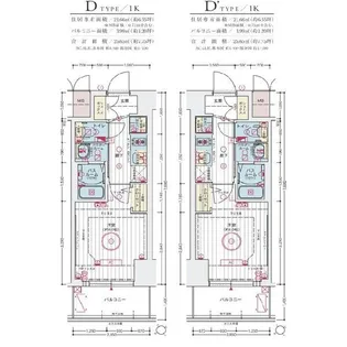 エステムコート神戸湊町【10階】の間取り