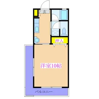 札元大丸マンション【3階】の間取り