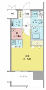 プレサンス鶴舞公園ウィズ【6階】の間取り