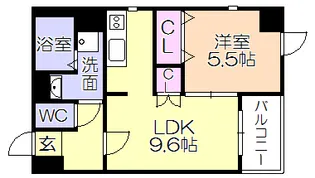 J-PLACE東町【8階】の間取り