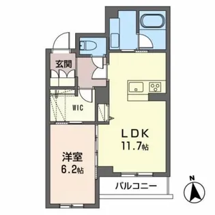 メゾンマスト富沢【3階】の間取り