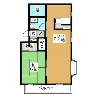 リーベパルツェ【2階】の間取り