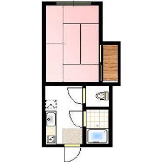 リバーサイドコーポ【1階】の間取り