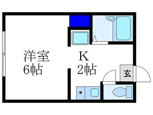 ミョウコウハイツ【1階】の間取り
