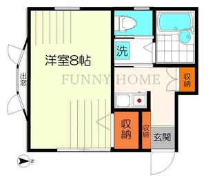 グレーハウス(3)【2階】の間取り