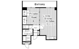 DO夕陽丘【4階】の間取り