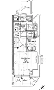 ガリシア品川【7階】の間取り