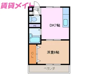 シャルム星見が丘【2階】の間取り