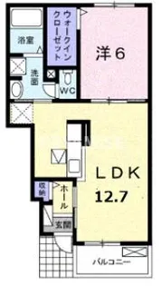 ベルフィオーレ 彩 B【1階】の間取り