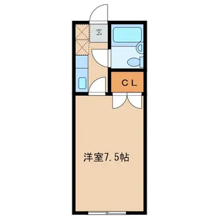 御田コーポ【2階】の間取り