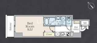 アルトヴィラ虎ノ門【3階】の間取り
