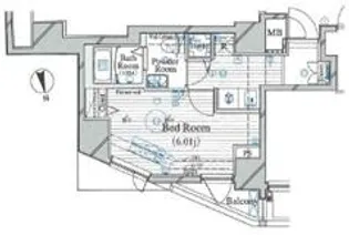 ル・リオン牛込柳町【6階】の間取り