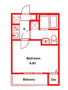 コスモS【1階】の間取り