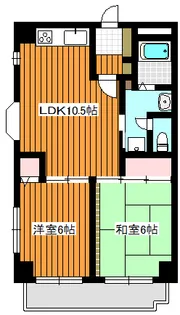 コミュニオン佼徳【4階】の間取り