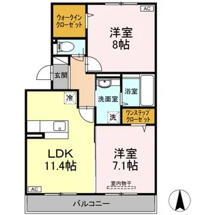 レガーロA【2階】の間取り