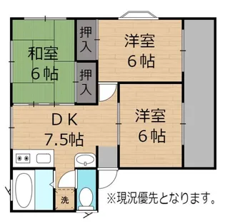 レジデンスハイツ B202【2階】の間取り