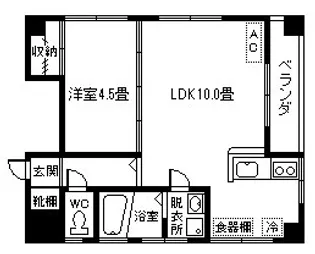 DOKIYA.BLD【4階】の間取り