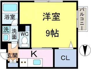 LS CREW J【1階】の間取り