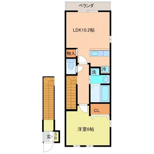 コーラル・ヴィラ【2階】の間取り