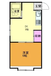 内ヶ島サンハイツ【1階】の間取り