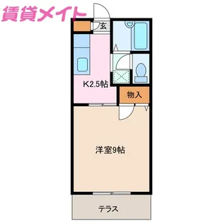 パストラル ヴィラC棟【1階】の間取り