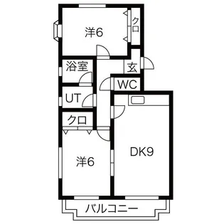 アベリアまの【1階】の間取り