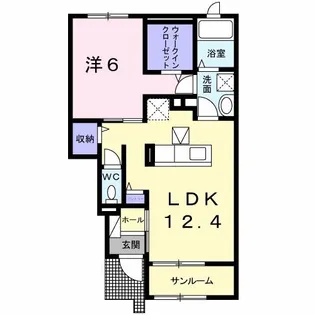 モダニスタ A【1階】の間取り