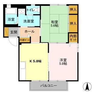 グレース A【2階】の間取り