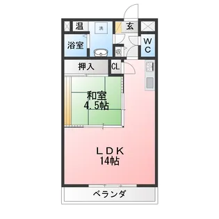 ライトクロト半田【3階】の間取り