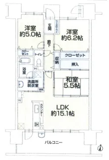 サーパス大高小南【13階】の間取り