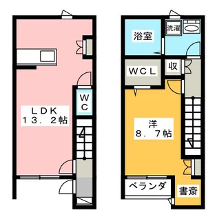 Court Brillia【1階】の間取り