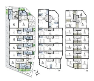 TheSiesta唐木田Terravene【3階】の間取り