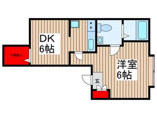 新星ビル【2階】の間取り