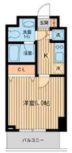 KDXレジデンス雪谷大塚【4階】の間取り