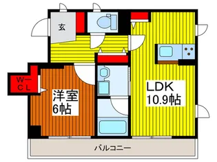 シャ-メゾンR【2階】の間取り